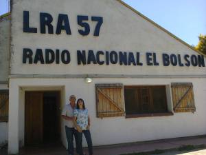 1 en la Radio Nac El Bolsón